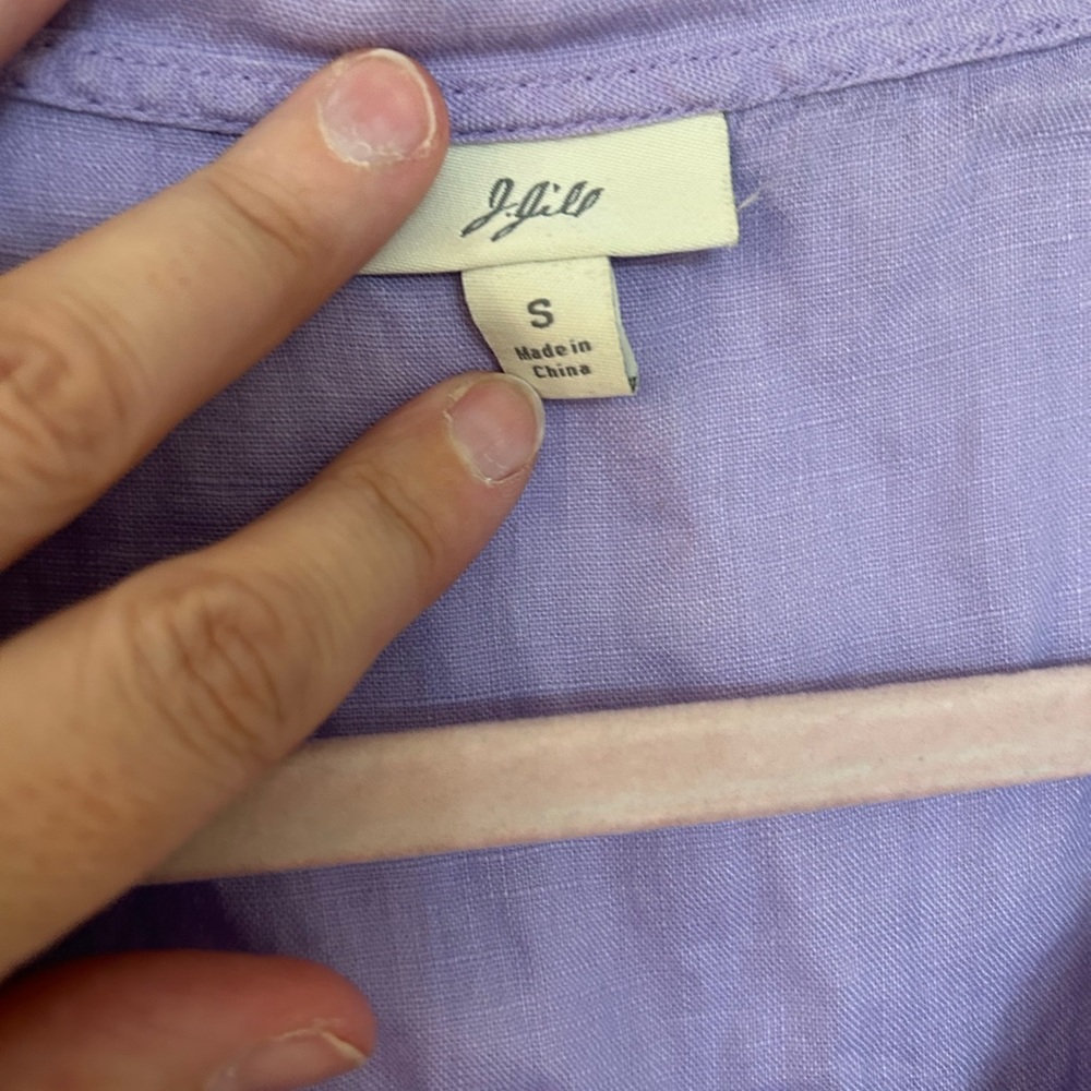J.Jill Sleeveless Button Up Blouse - Picture 3 of 4